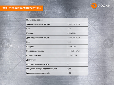 MetalTec BS 350 CZ ленточнопильный станок c поворотом пильного модуля под углом 45 - 90°