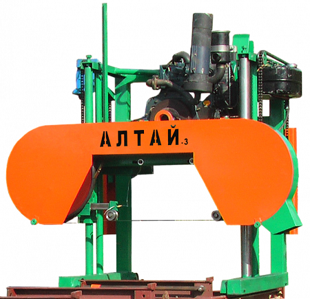 Ленточная пилорама Алтай-3 900 Кубота